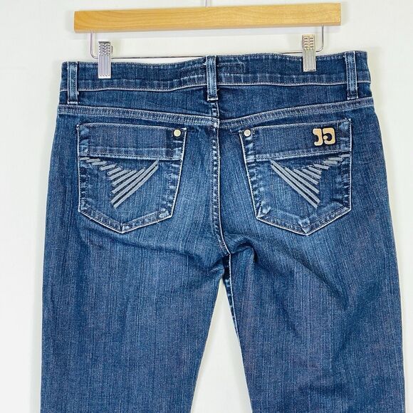 Joe's Jeans Pocket Logo Dark Vncent Wash Skinny 8.5" Low Rise Jeans‎ Women's 29 - Picture 6 of 9